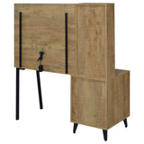 Souza 5-Drawer Makeup Vanity Table with LED Mirror, Mango