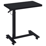 Westpark Black C-Shape Side Table with Pneumatic Height Adjustment
