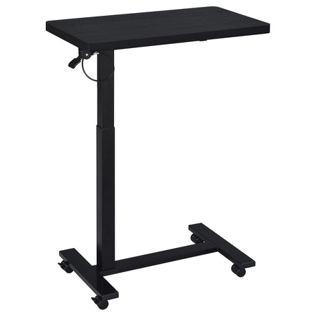 Westpark Black C-Shape Side Table with Pneumatic Height Adjustment