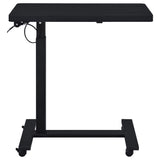 Westpark Black C-Shape Side Table with Pneumatic Height Adjustment