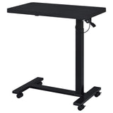 Westpark Black C-Shape Side Table with Pneumatic Height Adjustment