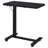 Westpark Black C-Shape Side Table with Pneumatic Height Adjustment