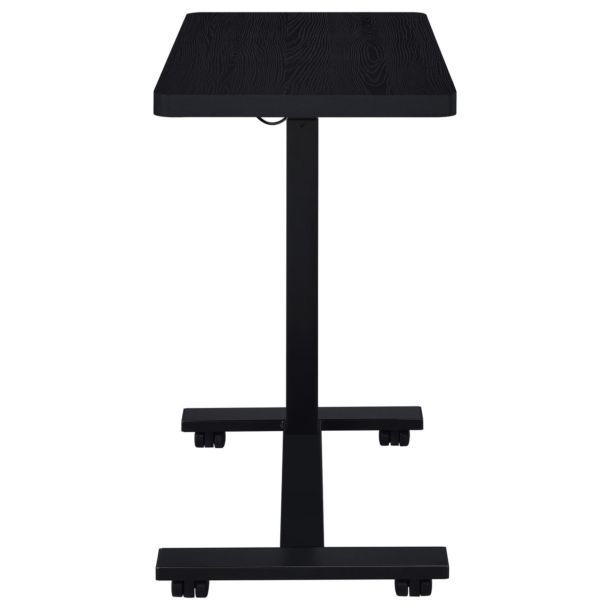 Westpark Black C-Shape Side Table with Pneumatic Height Adjustment