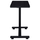 Westpark Black C-Shape Side Table with Pneumatic Height Adjustment