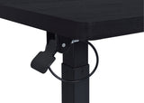 Westpark Black C-Shape Side Table with Pneumatic Height Adjustment