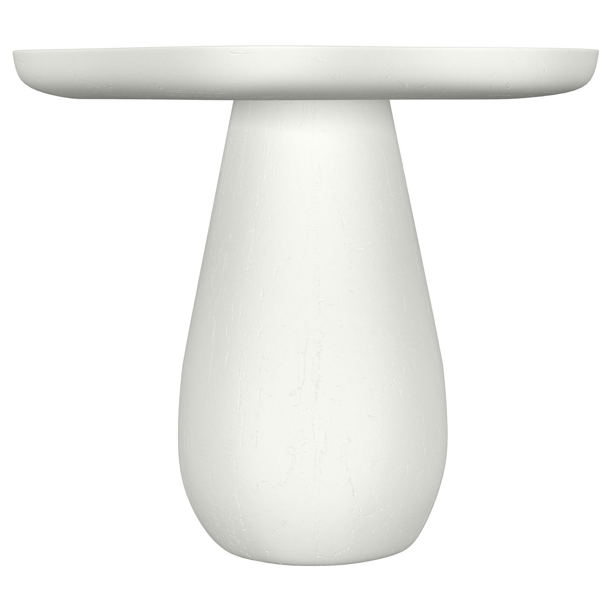 Perth 17" Cloud-Shaped Side Table in Off White
