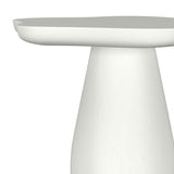 Perth 17" Cloud-Shaped Side Table in Off White