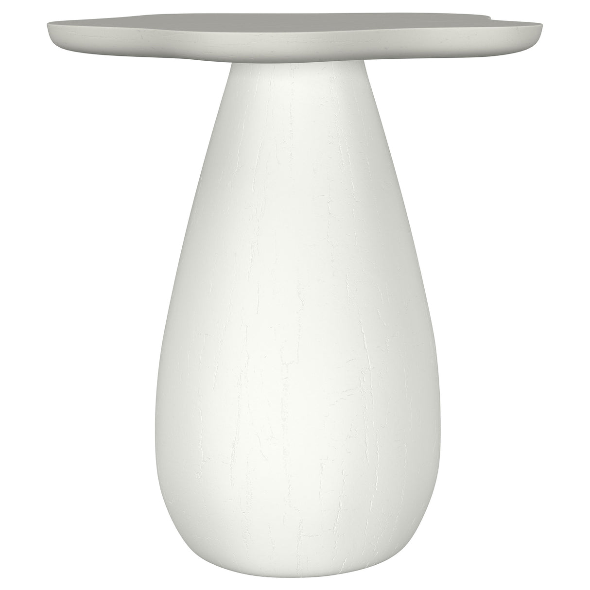 Perth 20" Off White Cloud-Shaped Side Table