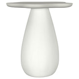 Perth 20" Off White Cloud-Shaped Side Table