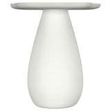 Perth 20" Off White Cloud-Shaped Side Table