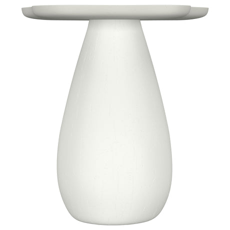 Perth 20" Off White Cloud-Shaped Side Table
