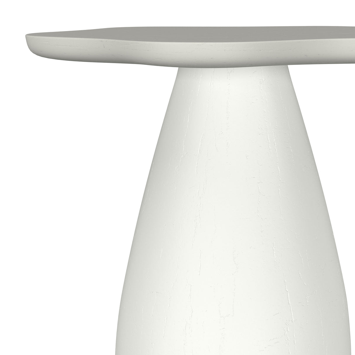 Perth 20" Off White Cloud-Shaped Side Table