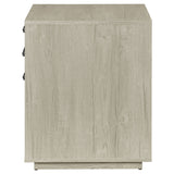 Loomis - 3 Drawer Home Office File Cabinet - White / Gray