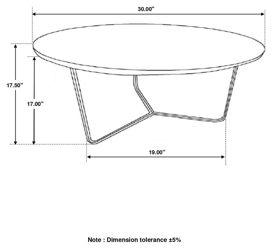 Yaritza Round Mango Wood Coffee Table