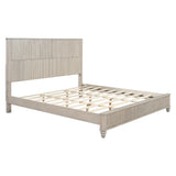 Platform Bed Frame With Tall Headboard