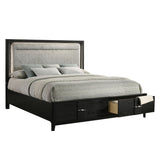 Opel - Storage Bed With LED Headboard