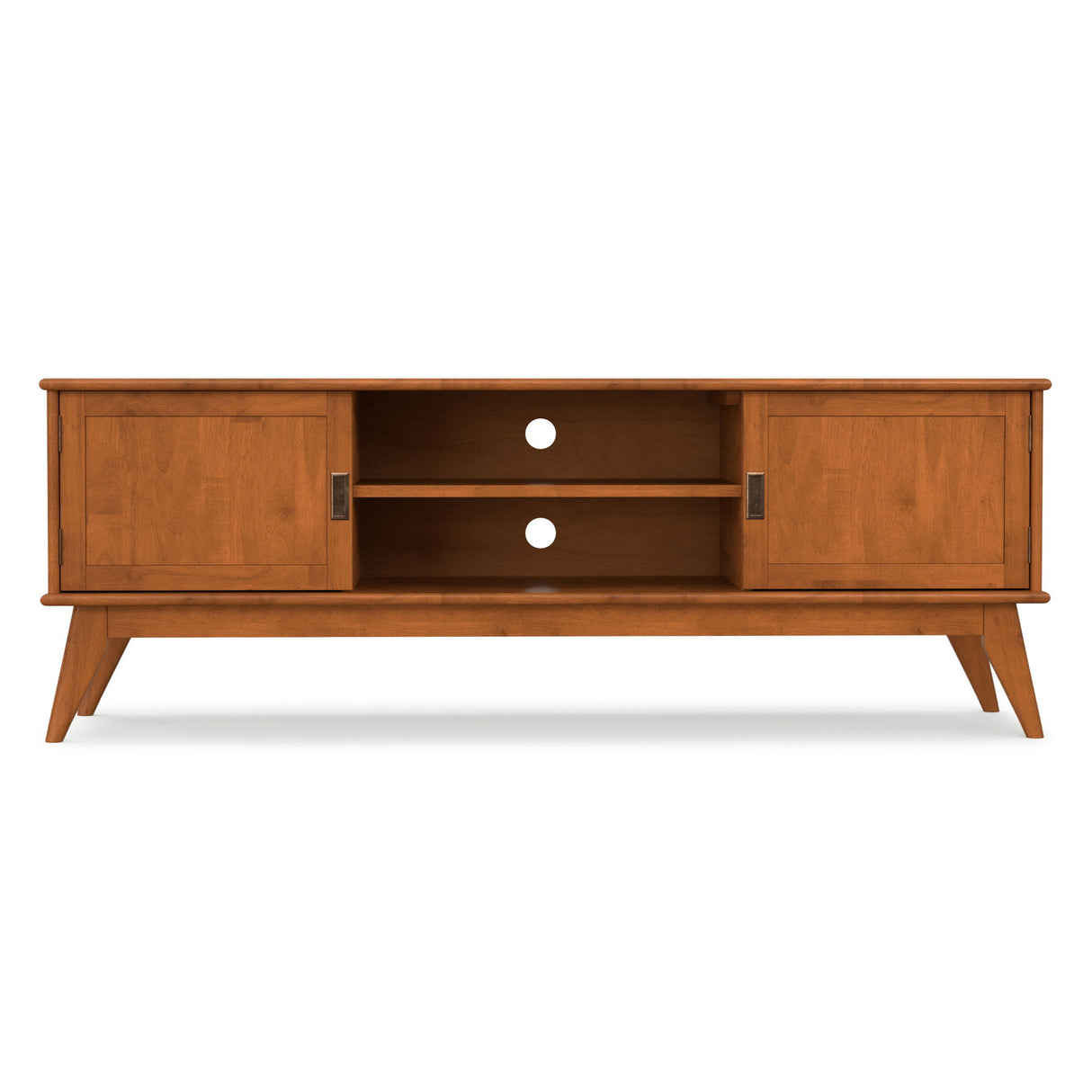 Draper - Handcrafted Mid Century Low TV Media Stand