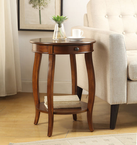 Alysa - Walnut Accent Table - Walnut - Accent Tables - Alpine Outlets