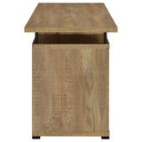 Swan - 2 Drawer Computer Desk - Mango Color