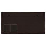 Maxim - 2 Drawer Computer Desk With Lift Top Storage And Power Outlet - Cappuccino