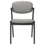 Modern Dining Chair And Zigzag Arm Design (Set of 2)