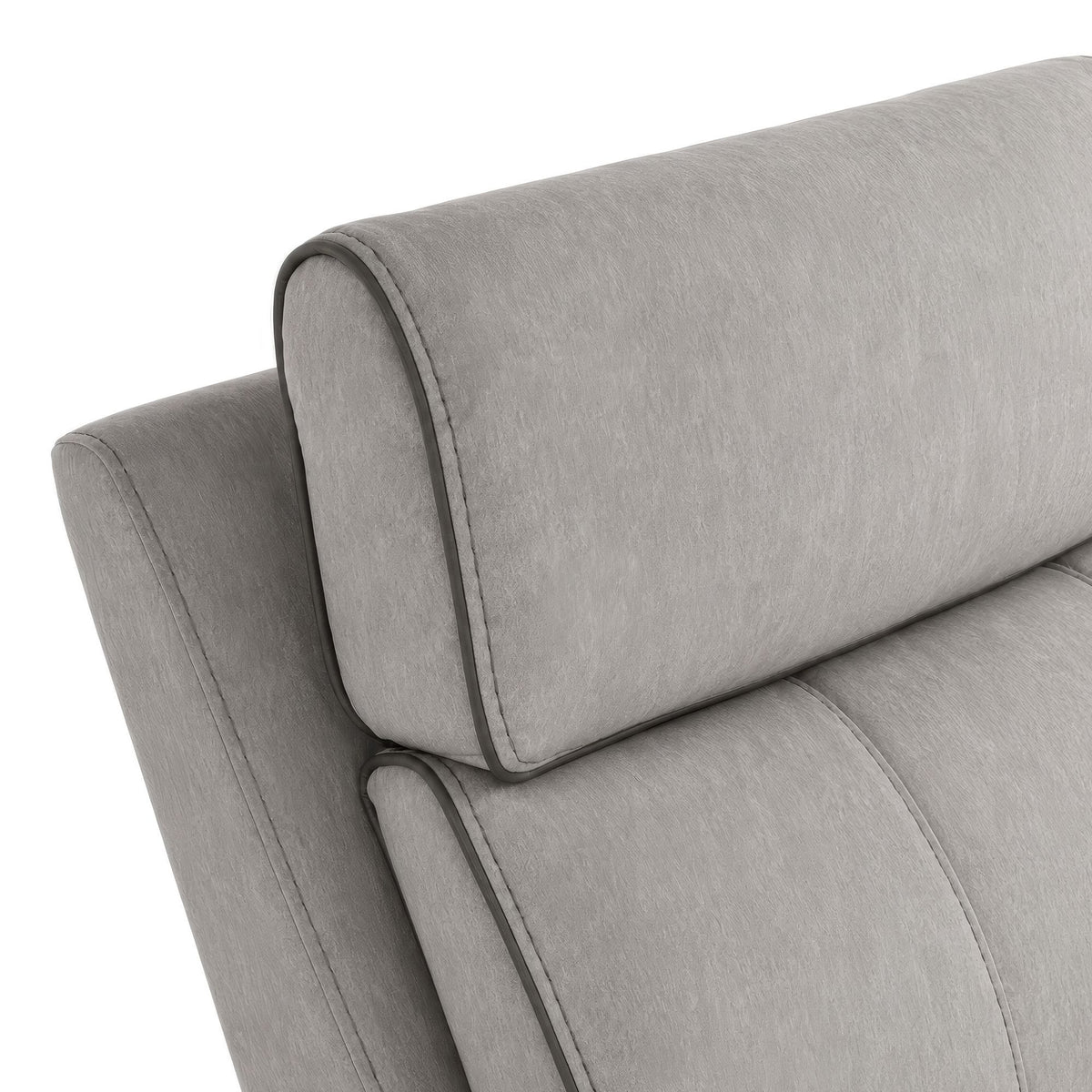 Jackpot - P1 Loveseat With Console - Explore Light Gray