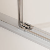 Frameless Single Sliding Shower Doors With Towel Rail & Handle