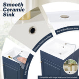 Bathroom Vanity With Sink, Cabinet With Adjustable Shelf