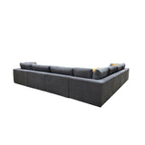 Custom Configuration Modular Sectional & Toss Pillows