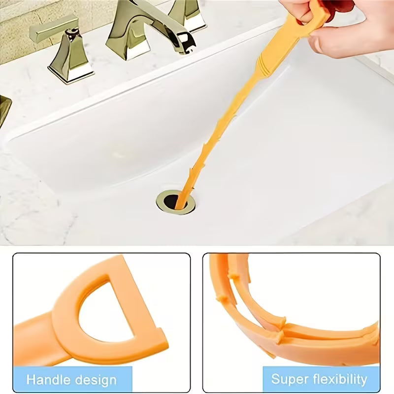 MAKEYED 5pcs Heavy-Duty Drain Snake Kit