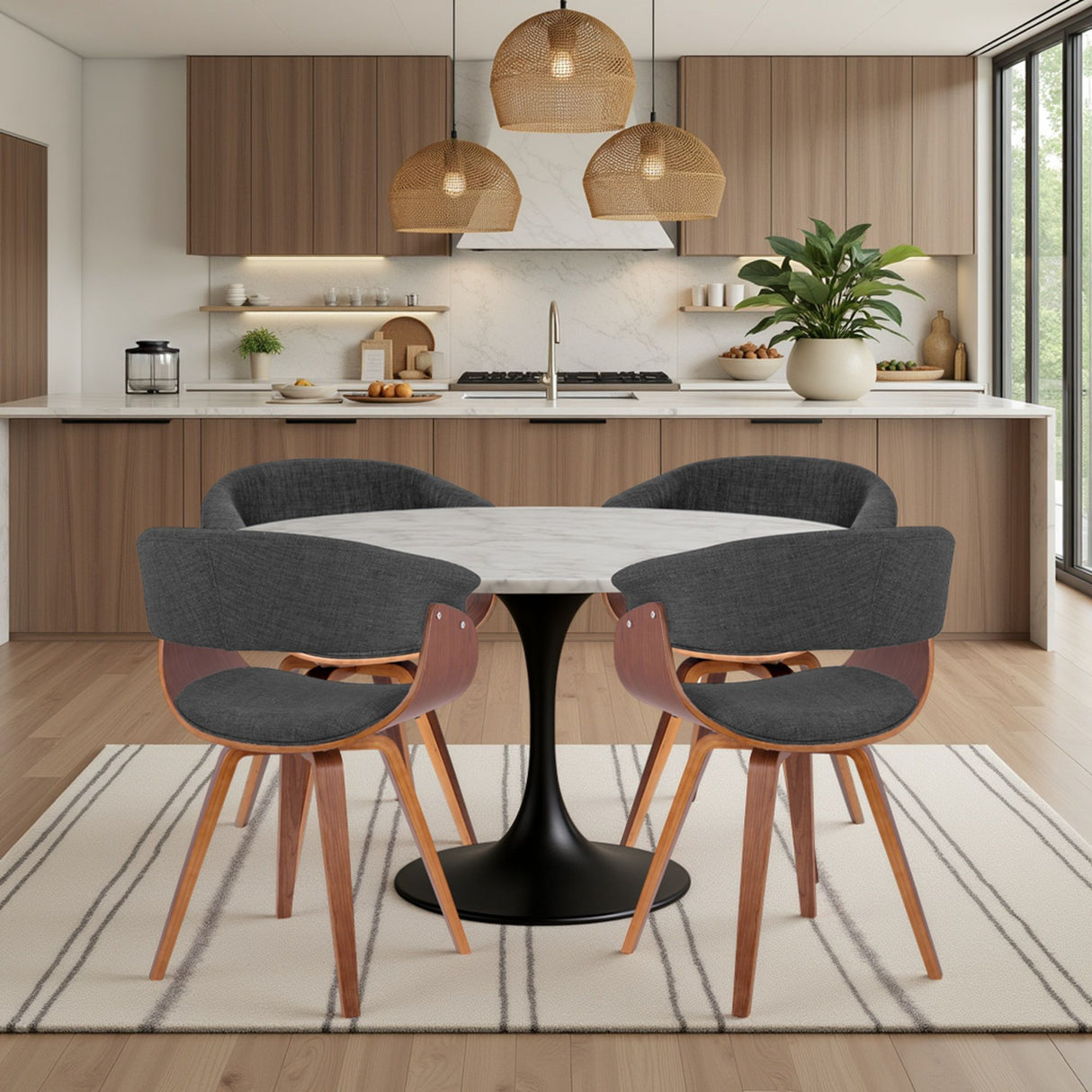 Summer - Modern Chair - Walnut Wood