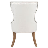 Tufted Dining Chair With Button Tufting And Nailhead Trim