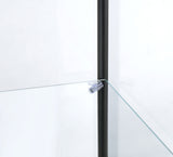 Bellatrix 3-Shelf Glass Curio Cabinet in Mango