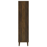 Elouise 4-Door Tall Accent Cabinet in Dark Pine