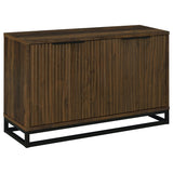 Ryatt 4-Door Accent Cabinet in Dark Pine Laminate