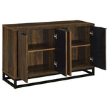 Ryatt 4-Door Accent Cabinet in Dark Pine Laminate