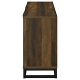 Ryatt 4-Door Accent Cabinet in Dark Pine Laminate