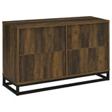 Ryatt 4-Door Accent Cabinet in Dark Pine Laminate