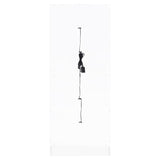 Cabra 4-Door LED Curio Display Cabinet, White High Gloss