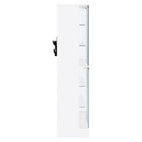 Cabra 4-Door LED Curio Display Cabinet, White High Gloss