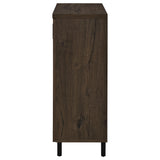 Brixton 2-Door Shoe Storage Cabinet in Smoked Oak