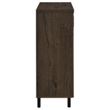 Brixton 2-Door Shoe Storage Cabinet in Smoked Oak