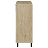 Brixton 2-Door Shoe Storage Cabinet in White Oak