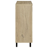 Brixton 2-Door Shoe Storage Cabinet in White Oak