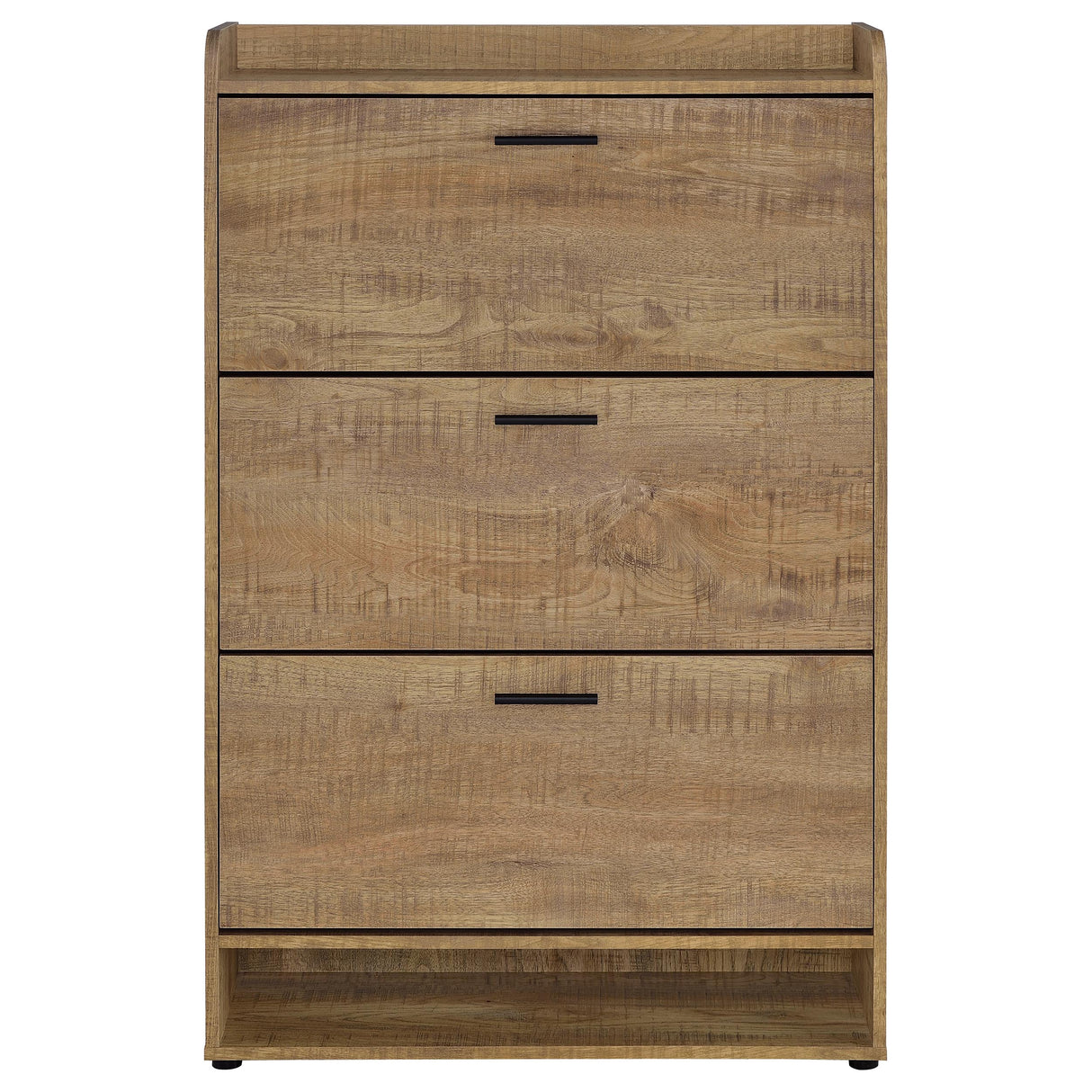 Denia 3-Tier Tilt-Out Shoe Cabinet in Mango