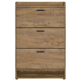 Denia 3-Tier Tilt-Out Shoe Cabinet in Mango