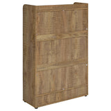Denia 3-Tier Tilt-Out Shoe Cabinet in Mango