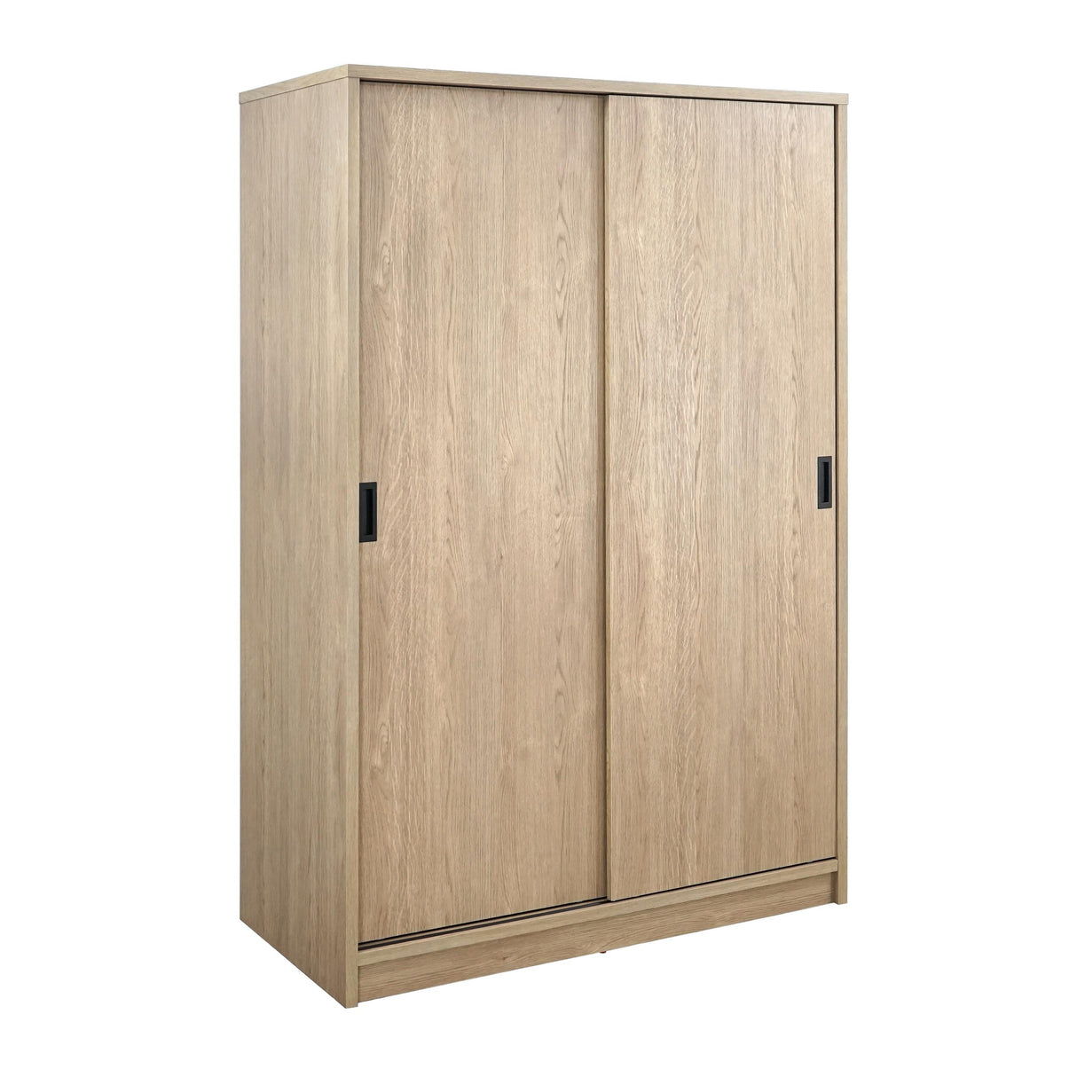 Noble 2-Door Wardrobe Storage Cabinet Armoire in Latte