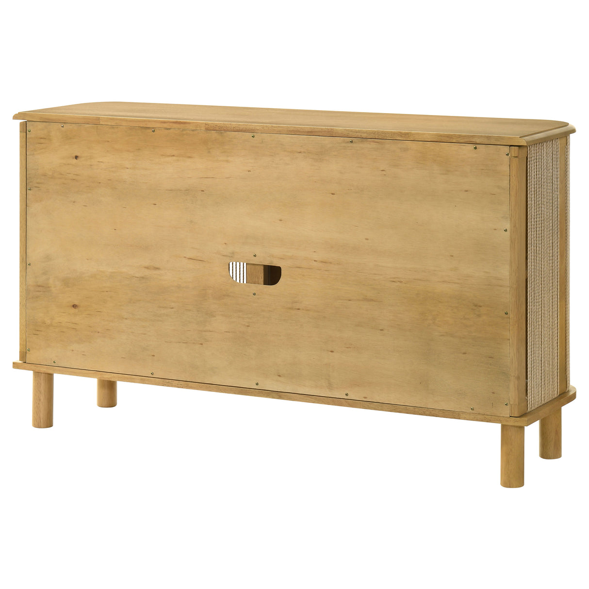 Ervine 3-Door Rope Panel Sideboard Cabinet in Natural