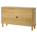 Ervine 3-Door Rope Panel Sideboard Cabinet in Natural
